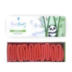 Novibaby 5'li Bambu Yenidoğan Bebek Çorap (Orange, 0-6 Ay)