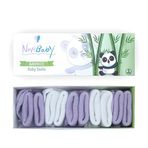 Novibaby 5'li Bambu Yenidoğan Bebek Çorap (Purpy, 6-12 Ay)