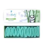 Novibaby 5'li Bambu Yenidoğan Bebek Çorap (Sea Green, 0-6 Ay)