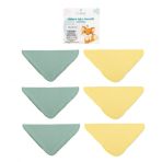 Novibaby 6 Lı Bebek Ağız Mendili Sunrise Salya Mendili Ağız Silme Mendili 100 Pamuk 20X20cm