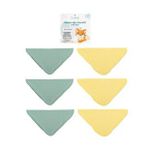 Novibaby 6’lı Bebek Ağız Mendili – Sunrise - Salya Mendili Ağız Silme Mendili 100% Pamuk 20x20cm