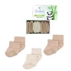 Novibaby Bambu Latte 0-6 Ay 3'lü Yenidoğan Bebek Çorabı