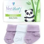 Novibaby Bambu Purpy 0-6 Ay 3'lü Yenidoğan Bebek Çorabı