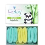 Novibaby Bambu Sunrise 0-6 Ay 3'lü Yenidoğan Bebek Çorabı