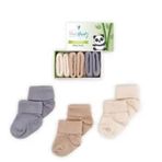 Novibaby Bambu Uncle 0-6 Ay 3'lü Yenidoğan Bebek Çorabı