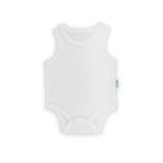 Novibaby Bebek Atlet Body Zıbın Çıtçıtlı Ekru 100% Pamuk (Beyaz, 18-24 Ay)