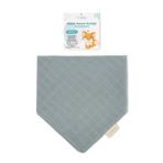 Novibaby Müslin Bebek Fular Önlük – Petrol – Mama Önlüğü Salya Bezi Ağız Mendili Bandana 30x30cm