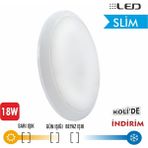 Novo 18W Slim LED Sıva Üstü Armatür - 6500K - Beyaz