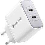 Novoo GaN 35 Watt 2 Portlu USB-C PD Beyaz Hızlı Şarj Cihazı