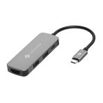 Novoo Type-C to 2xUSB-A 4K HDMI PD 100 Watt Dönüştürücü Adaptör