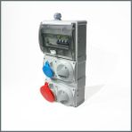Novsen Ip44 Kombinasyon Panosu 1 Ad. 3x16a, 1ad. 5x32a Kilitli Priz