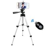 NovStrap 3888 Tripod 102 cm Bluetooth Kumandalı Alüminyum Kamera Fotoğraf Makinesi Telefon Tutucu