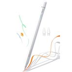 NovStrap Apple iPad 11. Nesil A16 / 10. Nesil 10.9 inç ile Uyumlu Bluetooth Dokunmatik Tablet Kalemi BP25BL Pil Ekranlı Kısayol Tuşlu Stylus Pencil