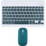 Novstrap Apple iPad 7. 8. 9. Nesil 10.2 inç Uyumlu Haki Bluetooth Klavye-Mouse