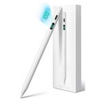 NovStrap Apple iPad Air 11 2025 ile Uyumlu Dokunmatik Tablet Kalemi Pencil DZ915 Şarj Ekranlı Avuç İçi Reddi Stylus