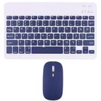 Novstrap Apple iPad Mini 2 3 4 5 6 7 Uyumlu Üretilmiş Lavanta Bluetooth Klavye-Mouse