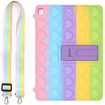 NovStrap Apple iPad Mini 4-5 Nesil ile Uyumlu Kılıf Popit Tablet Kılıfı Askılı Standlı