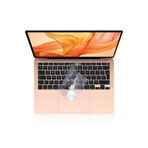 NovStrap Apple Macbook Air 2020 13 Inch M1 A2337 Uyumlu Türkçe Q Klavye Slim Şeffaf Klavye Koruyucu Kılıf.