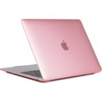 NovStrap Apple MacBook Air M1 A2337 A1932 A2179 Uyumlu Kılıf Sert Rubber Üst ve Alt Koruma Kapağı - Pembe