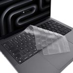 NovStrap Apple MacBook Pro 14 inç M5 Pro M5 Max A3434 A3426 A3427 ile Uyumlu Türkçe Q Şeffaf Klavye Koruyucu Kılıf - Macbook Pro 14 inç (A3434) M5