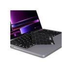 NovStrap Apple Uyumlu MacBook Pro 2023 16 inç M2 A2780 Türkçe Q Klavye Siyah Klavye Koruyucu Kılıf siyah