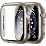Novstrap Apple Watch Seri 7 8 9 41MM ile Uyumlu Ekran Kasa Koruyucu Kapak Kılıf 360 Tam Koruma - Starlight