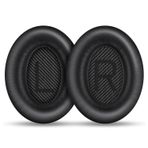 NovStrap Bose QuietComfort QC35 ii QC35 QC25 QC15 QC2 AE2 AE2i AE2w ile Uyumlu Kulaklık Süngeri Pedi SİYAH