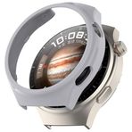 NovStrap Huawei Watch 4 Pro ile Uyumlu Kılıf Camsız Kasa Koruyucu Sert PC GÜMÜŞ