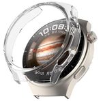 NovStrap Huawei Watch 4 Pro ile Uyumlu Kılıf Camsız Kasa Koruyucu Sert PC ŞEFFAF