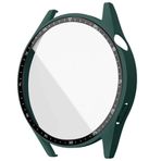 NovStrap Huawei Watch GT3 46mm ile Uyumlu Ekran Koruyucu Temperli Cam ve Kasa Koruyucu Sert PC YEŞİL KOYU
