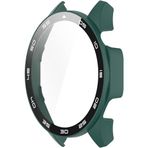 NovStrap Huawei Watch GT4 46mm ile Uyumlu Ekran Koruyucu Temperli Cam Kasa Koruyucu Sayısal Kadranlı YEŞİL KOYU