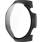 NovStrap Huawei Watch Gt5 Pro 46mm ile Uyumlu Ekran Koruyucu Cam ve Kasa Koruyucu Kılıf Sert Pc SİYAH