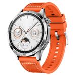 NovStrap Huawei Watch Gt6/Gt5/Gt4/Gt3/Gt2 46mm Pro/Se/Elite ile Uyumlu Kordon 22mm New Lansman TURUNCU