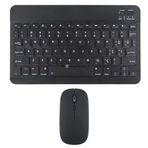 NovStrap İpad Air 11 inç/Pro 11 (M3/M2) Çip 2025-2024 ile Uyumlu Bluetooth Klavye Mouse Seti SİYAH
