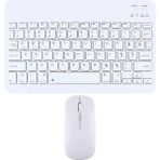 Novstrap Ipad Air 13 Inç / Pro 13 (M3/m2) Çip 2025-2024 ile Uyumlu Bluetooth Klavye Mouse Seti - IPAD 13 SERIES - Beyaz
