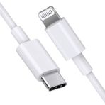 NovStrap iPhone 14/13/12/11/ipad/airpods Uyumlu Hızlı Şarj Kablosu Pd Type C To Lightning 20W 5A 1 mt CA-105 - Beyaz