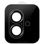 NovStrap iPhone 16 / iPhone 16 Plus ile Uyumlu Kamera Koruma Lens Koruyucu Cam Uygulama Aparatlı SİYAH