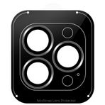 NovStrap iPhone 16 Pro Max / 16 Pro ile Uyumlu Kamera Koruma Lens Koruyucu Cam Uygulama Aparatlı TİTANYUM GRİ