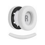 NovStrap JBL Tune 700BT 710BT 720BT 750BTNC 760NC 770NC ile Uyumlu Yedek Kulaklık Pedi Süngeri + Kafa Bandı Seti BEYAZ