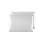 NovStrap Macbook Air 2021 13 Inç Uyumlu M1 Çipli A2337 A1932 A2179 Uyumlu Parlak Simli Kılıf Kapak