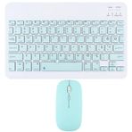 Novstrap Samsung Galaxy Tab S10 S9 S8 S7 FE Plus Ultra Lite Uyumlu Açık Yeşil Bluetooth Klavye-Mouse