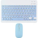 Novstrap Samsung Galaxy Tab S10 S9 S8 S7 FE Plus Ultra Lite Uyumlu Mavi Bluetooth Klavye-Mouse