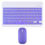 NovStrap Samsung Galaxy Tab S11 / S11 Ultra ile Uyumlu Türkçe Q Bluetooth Klavye Mouse Seti Şarjlı MOR