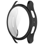 NovStrap Samsung Galaxy Watch 7 40mm ile Uyumlu Kasa ve Ekran Koruyucu TPU Yumuşak Silikon Kılıf SİYAH