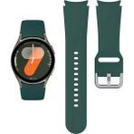 NovStrap Samsung Galaxy Watch 7 6 5 Pro 4 Fe 40 42 43 44 45 46 47 Mm Uyumlu Kordon Tam Kapatan Pimli Silikon - Haki