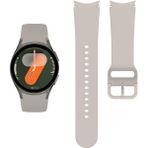 Novstrap Samsung Galaxy Watch 7 6 5 Pro 4 Fe 40 42 43 44 45 46 47 mm Uyumlu Kordon Tam Kapatan Pimli Silikon - Starlight