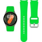 NovStrap Samsung Galaxy Watch 7 6 5 Pro 4 Fe 40 42 43 44 45 46 47 Mm Uyumlu Kordon Tam Kapatan Pimli Silikon - Yeşil