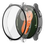 NovStrap Samsung Galaxy Watch 7 Seri 40mm ile Uyumlu Ekran Koruyucu Cam Kasa Koruyucu Kılıf Sert Pc ŞEFFAF