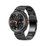 Novstrap Samsung Galaxy Watch 8 40mm 44mm Classic 46mm İle Uyumlu Kordon Klasik Çelik Metal Kordon