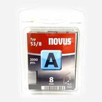 Novus 53/8 Galvaniz 2000 Adet İnce Zımba Teli
